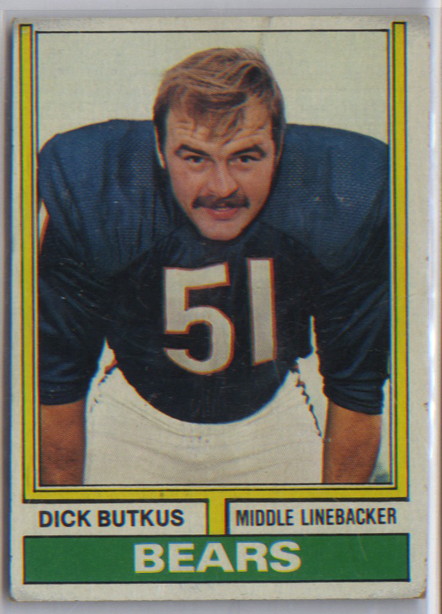 1974 Topps #230 Dick Butkus product photo